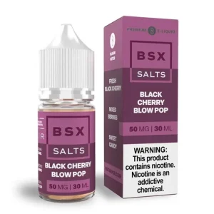 Black Cherry Blow Pop - 50mg - BSX Vapor Salt - 30mL