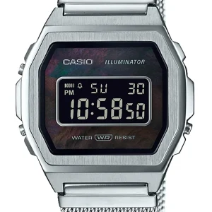 Casio A1000M-1Bjf Unisex Silver Watch Premium Series Genuine Quality