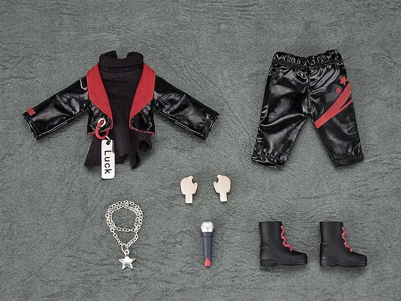 Good Smile Arts Shanghai Nendoroid Doll Outfit Idol Style Boy Deep Red Costume - Image 2