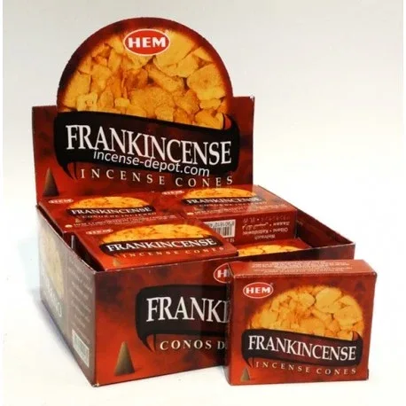 HEM - Frankincense Incense Cones (10 Cones)