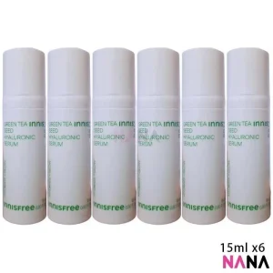 innisfree Green Tea Seed Hyaluronic Serum 15ml x6