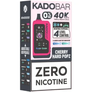 Kado Bar NI40K ZERO: Cherry Hard Popz 0%