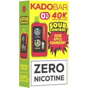Kado Bar NI40K ZERO: Sour Apple Cranberry 0%