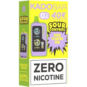 Kado Bar NI40K ZERO: Sour Fcuking Fab 0%
