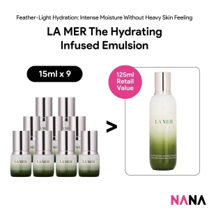 LA MER The Hydrating Infused Emulsion Sample Pack (15ml x 9/6/3)
