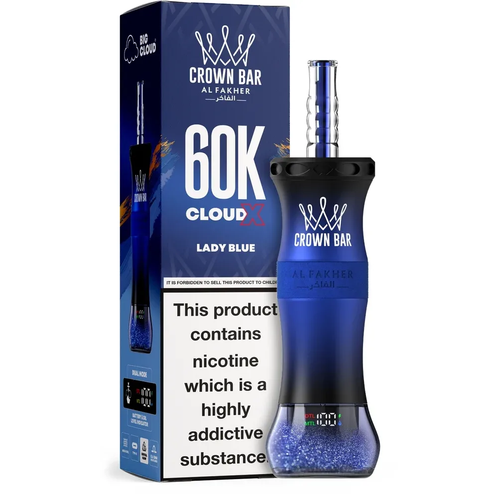 Lady Blue - Al Fakher Crown Bar 60k Cloud X