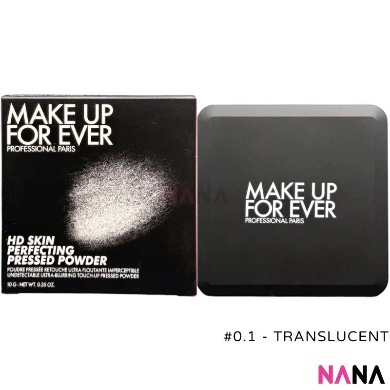 MAKE UP FOR EVER HD Skin Perfecting Pressed Powder 10g - 0.1 Translucent