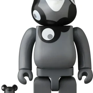 Medicom Toy Bearbrick Myakumyaku Monochrome 100 400 Figure Set
