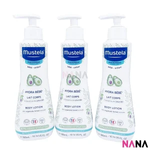 Mustela Hydra Bebe Body Lotion 300ml x3