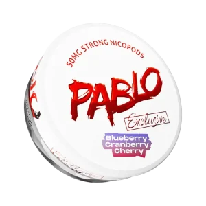 Pablo Exclusive Blueberry Cranberry Cherry 30mg Nicotine Pouches (5 Pack)