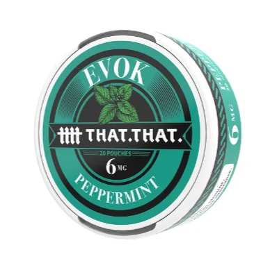 Peppermint By THATTHAT Evok Nicotine Pouches (20 pouches)