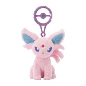Pokemon Eevee Mascot Keychain Accessory with Durable Carabiner