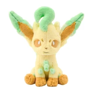 Pokemon Fluffy Leafeon Plush - Soft Cuddly Stuffed Figure