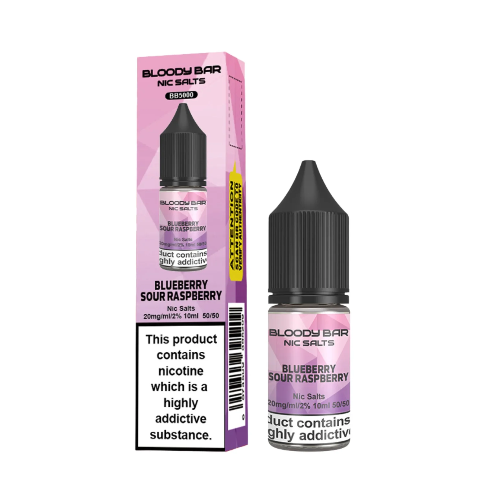 20mg (2%) Bloody Bar 10ml Nic Salts - Image 2