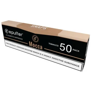 SNAPS® Cigalike Mocca Coffee Vape Cartomizers 50