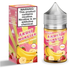 Fruit Monster Strawberry Banana 30ml Nic Salt Vape Juice - 48mg