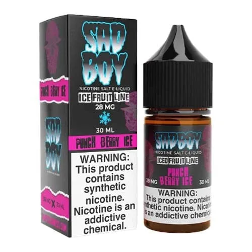 Punch Berry Ice Salt E-Liquid by SadBoy Tear Drops 30ML