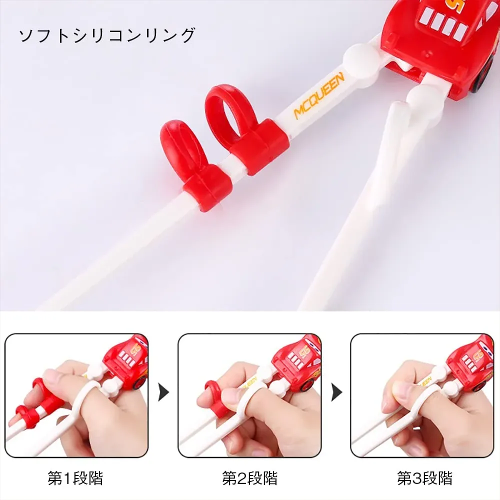 Putcenti Training Chopsticks For Kids - Cute Beginner Practice Eating Tool - Image 2