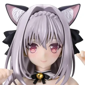 Q-Six Luna Sakurakouji Cat Eared Maid 1/6 Scale Figure Japan Official