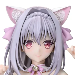 Q-Six Luna Sakurakouji Cat Eared Maid Cherry Blossom 1/6 Figure Japan