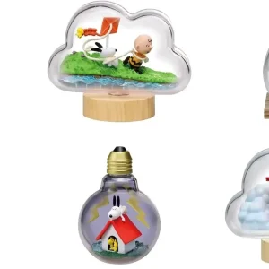 Re-Ment Snoopy Weather Terrarium ATBC PVC Collectible Figurine