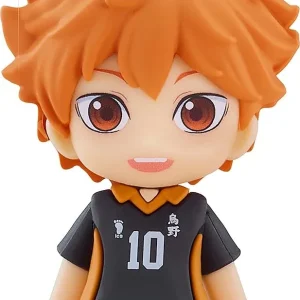 Red Orange Haikyu Nendoroid Plus Hinata Shoyo Rubber Mascot Keychain