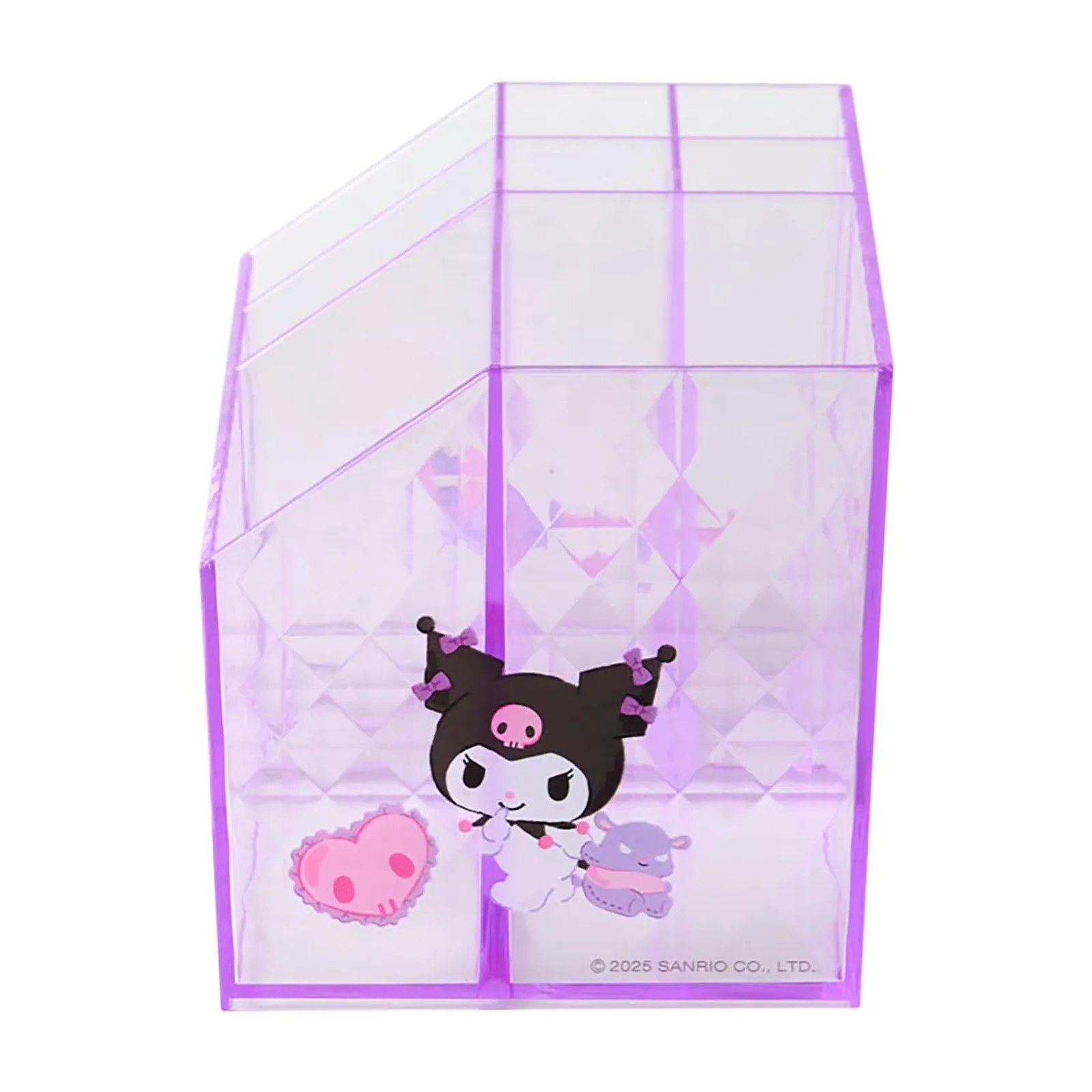 Sanrio Kuromi Cosmetic Organizer 115959 Portable Makeup Storage Box - Image 2