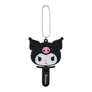 Sanrio Kuromi Mini Mirror Charm Keychain - ABS Resin & Steel