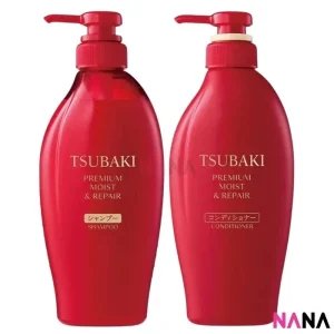 SHISEIDO Tsubaki Premium Moist & Repair Set (Shampoo 450ml + Conditioner 450ml)