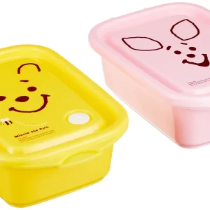 Skater 500Ml Sealable Container 2-Pack Winnie The Pooh Face Disney Japan