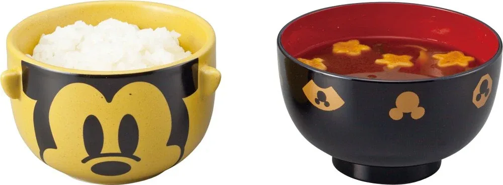 Sun Art Disney Mickey Mouse Large Soup and Rice Bowl Set San2554-1 - Image 2
