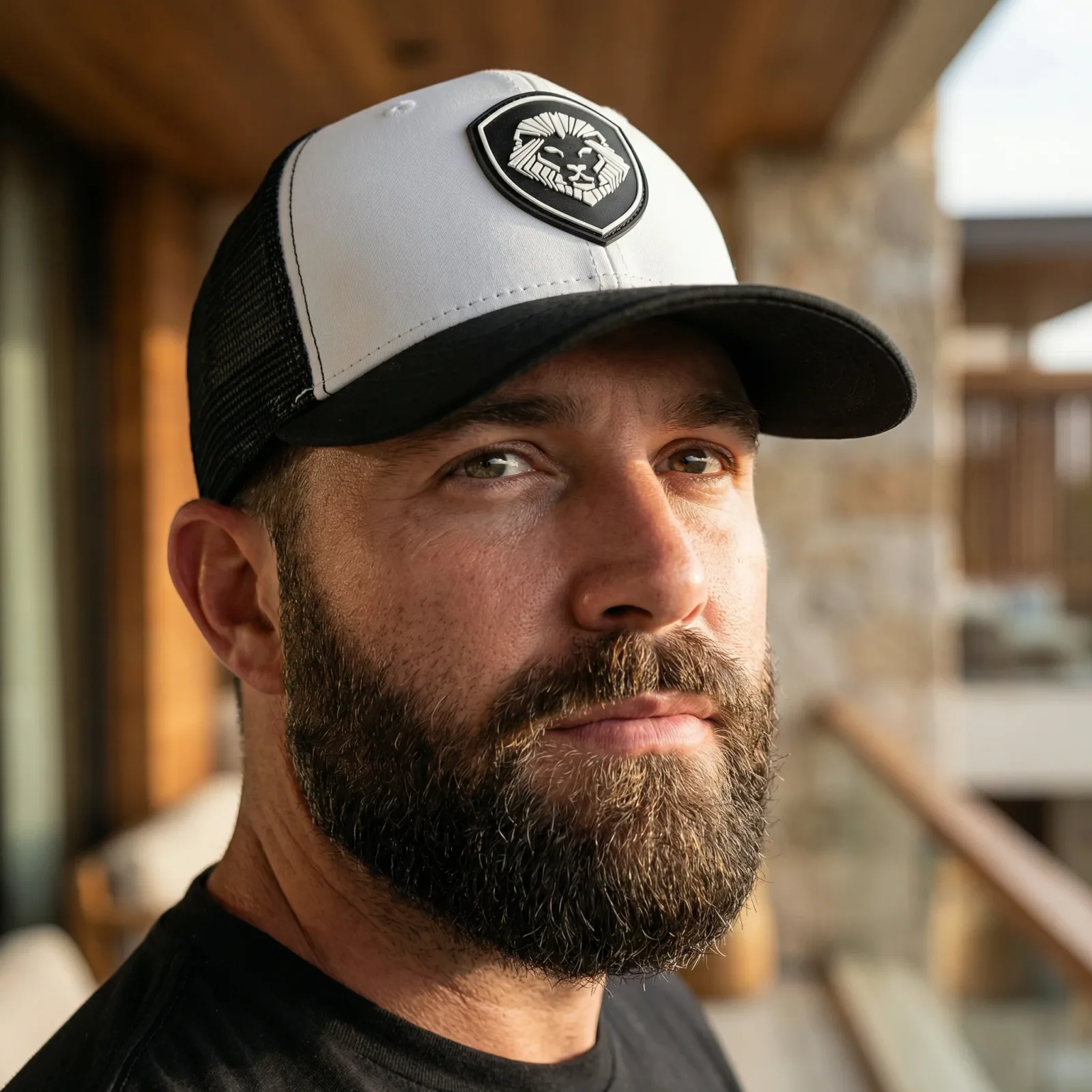 VT Lion Shield Logo Trucker Hat - Image 2
