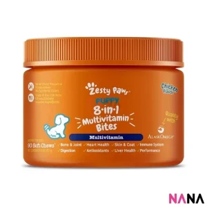 Zesty Paws Puppy 8-in-1 Multivitamin Bites Bites - Chicken Flavor 90 Soft Chews(EXP:09 2027)