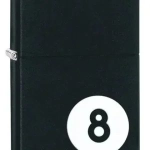 Zippo Lighter - 8 Ball Black Matte