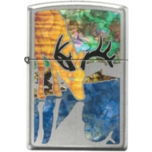 Zippo Lighter - Buck Fuzion Hi Polished Chrome