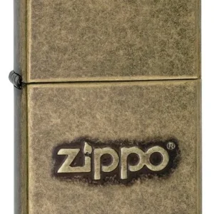 Zippo Lighter - Zippo Antique Stamp Antique Brass